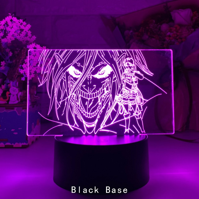 Attack on Titan Acrylic Table Lamps (with remote)