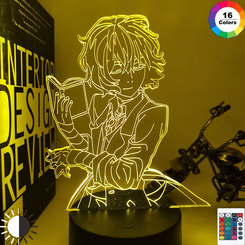 Bungo Stray Dogs Acrylic Desk Lamps (with remote)