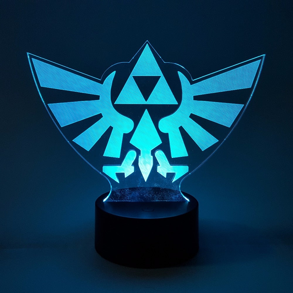 Zelda Anime Action Figure Game Figurine Breath Of The Wild 3D Lamp LED Toys Figma Juguete Model Statue Figural Collection Doll